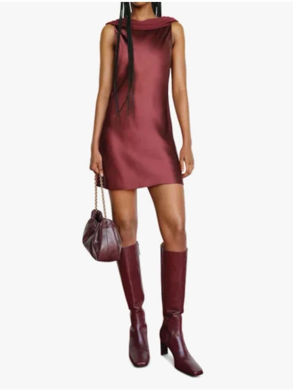 Reformation Jonelle Silk Dress